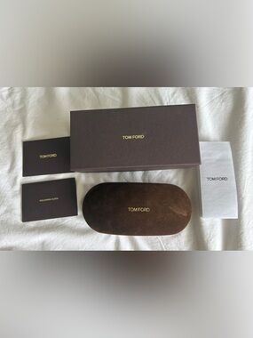 Tom Ford Sunglasses Case & Box Complete Set 100% Authentic